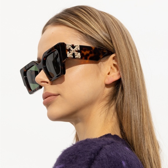 Off-White Accessories - Off-White Catalina Acetate Sunglasses Tortoise Brown